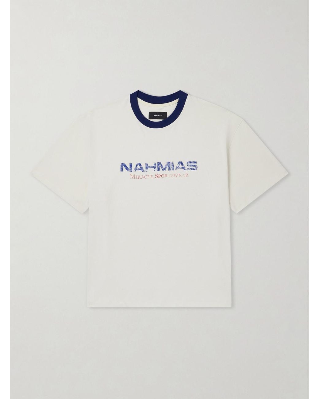 NAHMIAS White Miracle Sportwear Logo-Print Cotton-Jersey T-Shirt for men