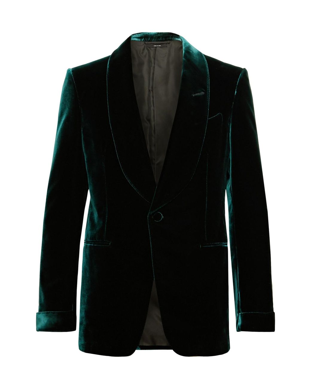 Tom Ford Emerald Slim-fit Shawl-collar Velvet Tuxedo Jacket in Green ...