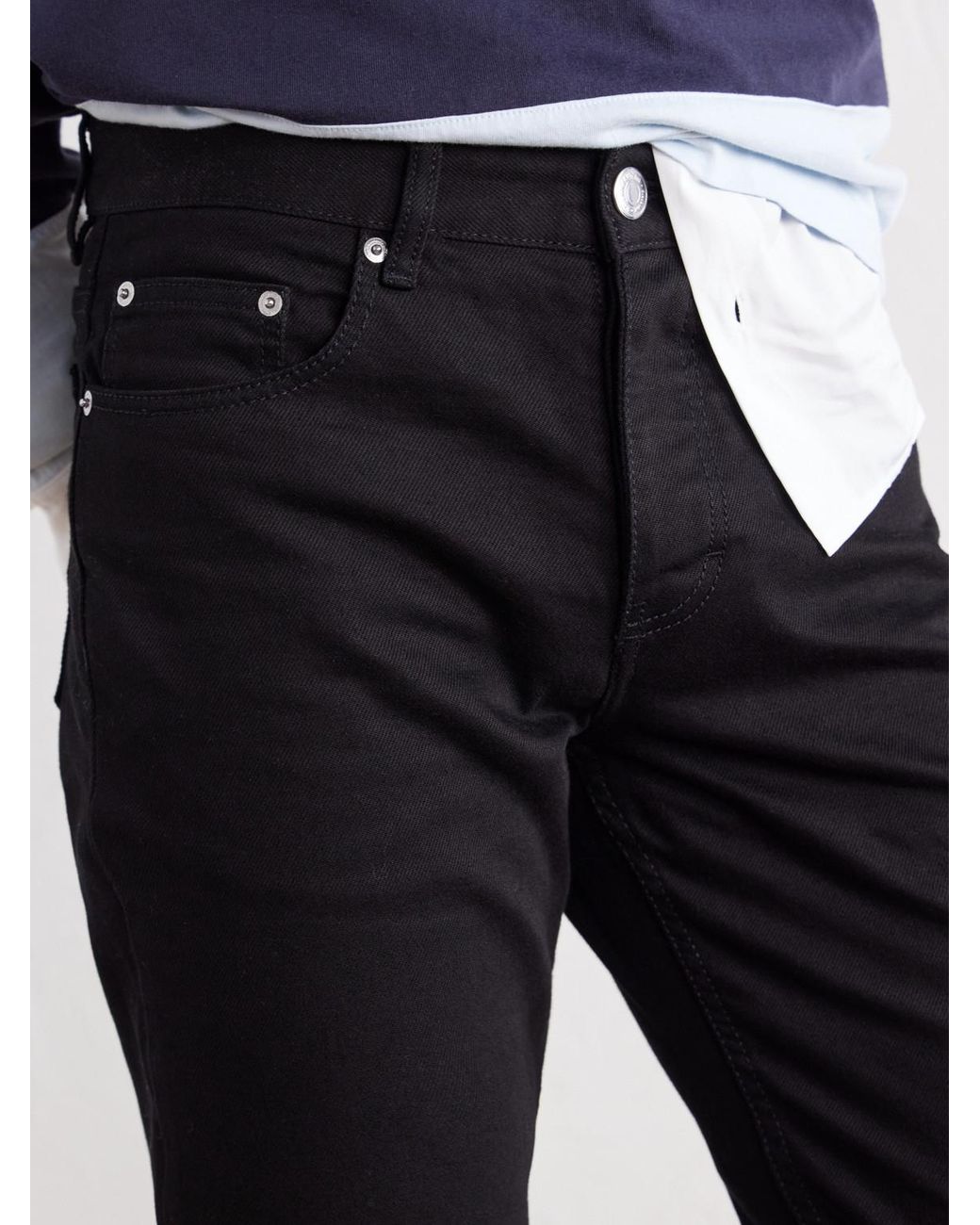 AMI Blue Straight-Leg Jeans for men