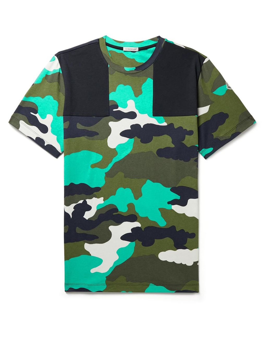 Moncler Camouflage-print Cotton-jersey 