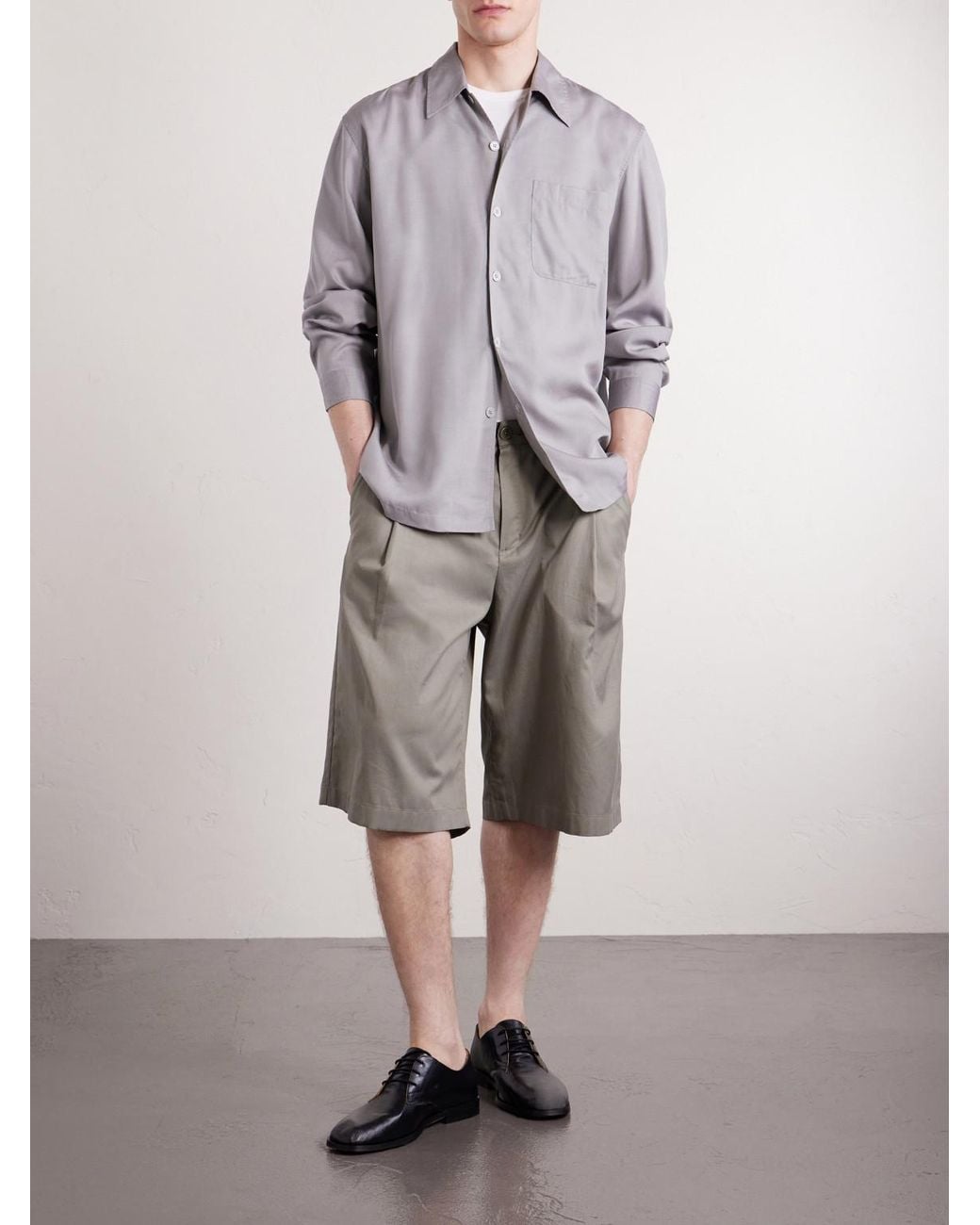 Our Legacy Gray Every Tencel Lyocell Shirt for men