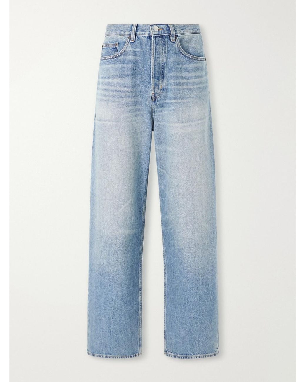 FRAME Blue Wide-Leg Jeans for men