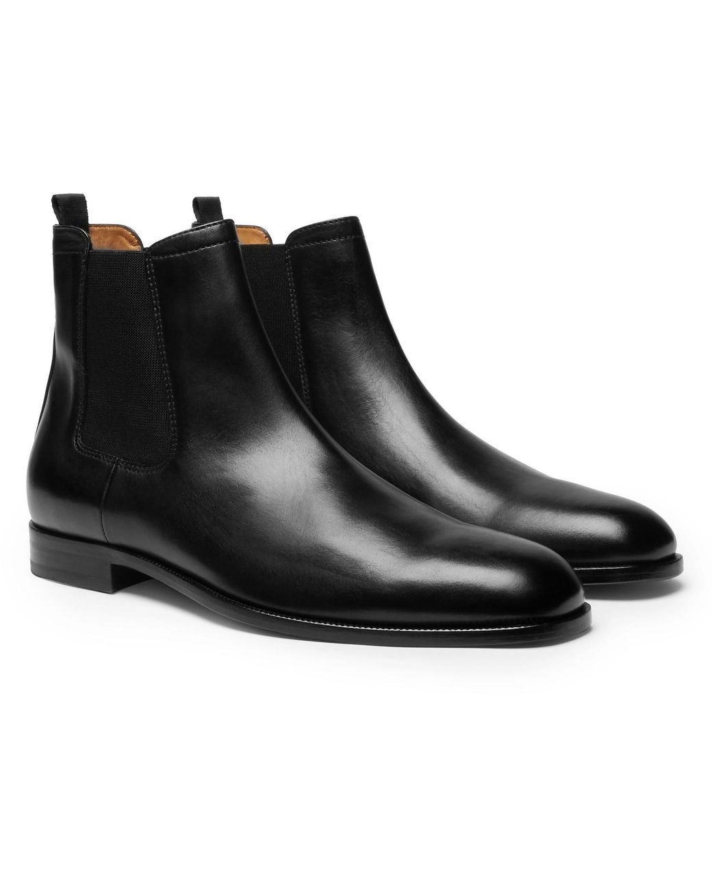 BOSS by HUGO Cardiff Leather Chelsea Boots Black for Men | Canada