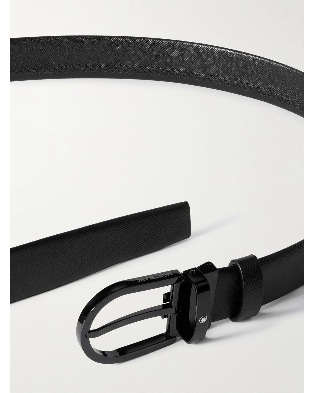 Montblanc Black Belts for men