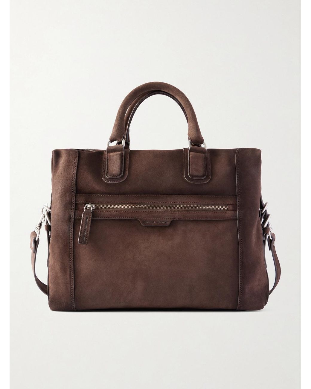 Officine Creative Brown Jules 007 Leather Briefcase for men