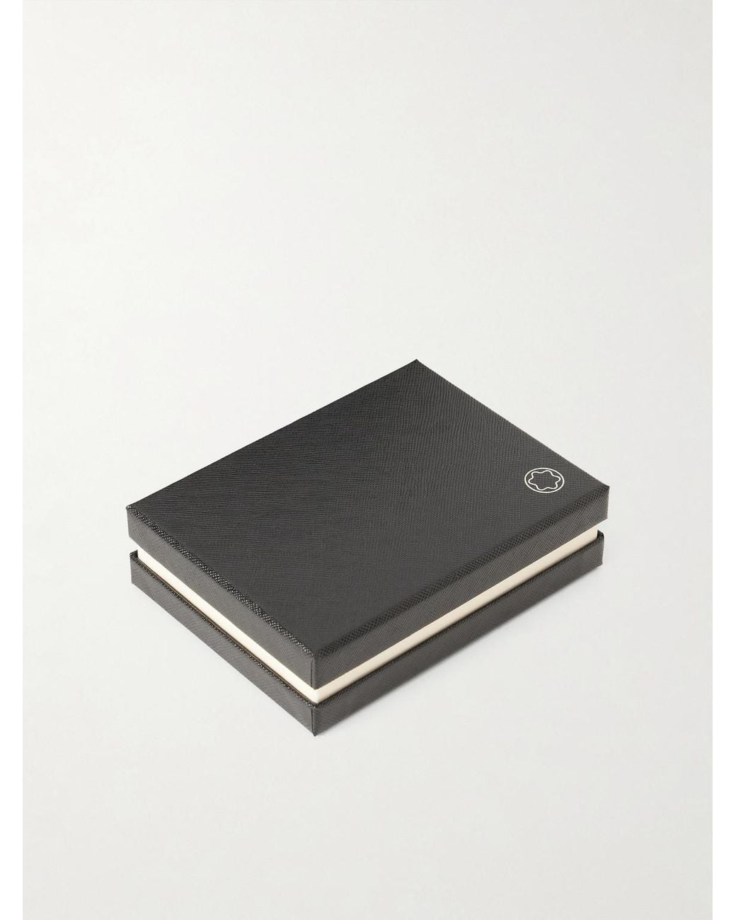 Montblanc Natural Sartorial Cross-Grain Leather Cardholder for men
