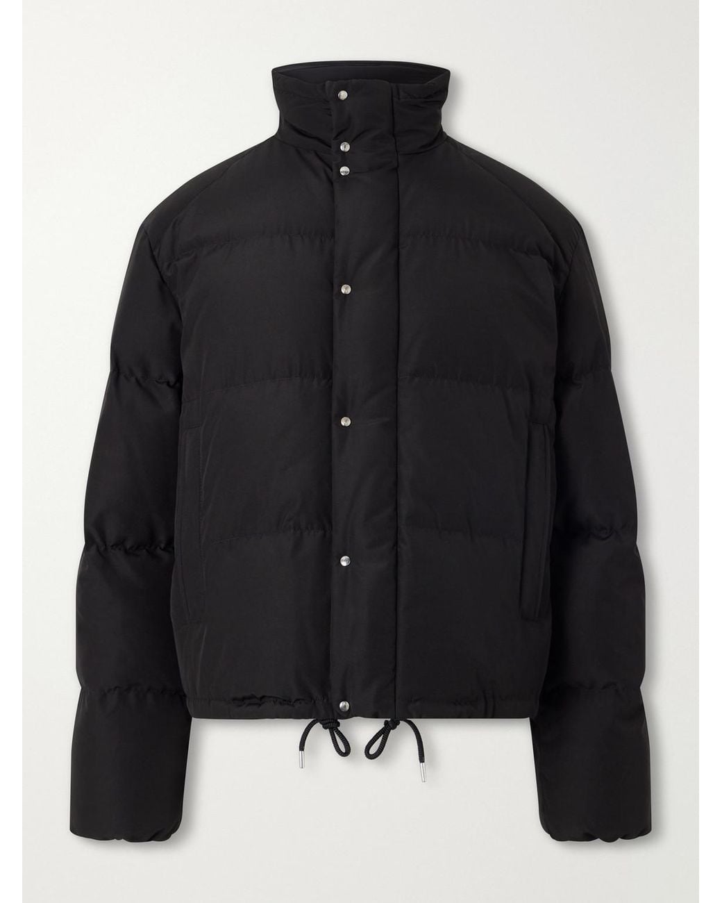 Moncler Black Verone Quilted Shell Down Jacket for men