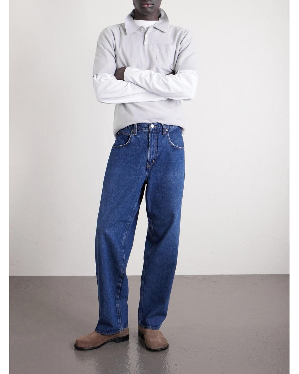 Agolde Blue Fusion Straight-Leg Jeans for men
