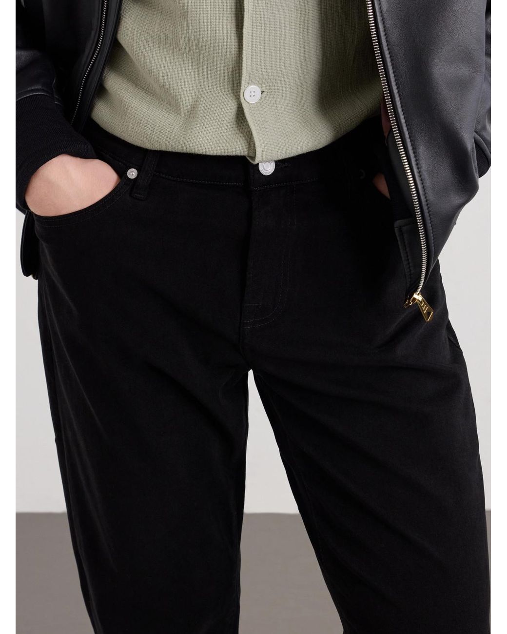 FRAME Blue L'homme Slim-fit Stretch Lyocell-blend Trousers for men