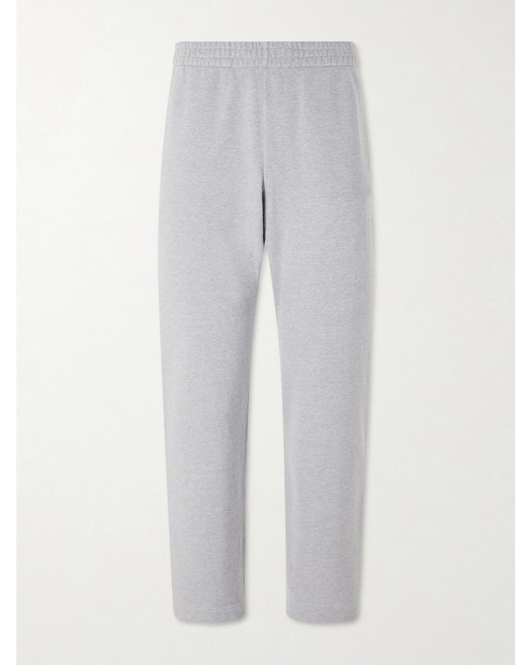 Remi Relief Gray Straight-leg Cotton-jersey Sweatpants for men