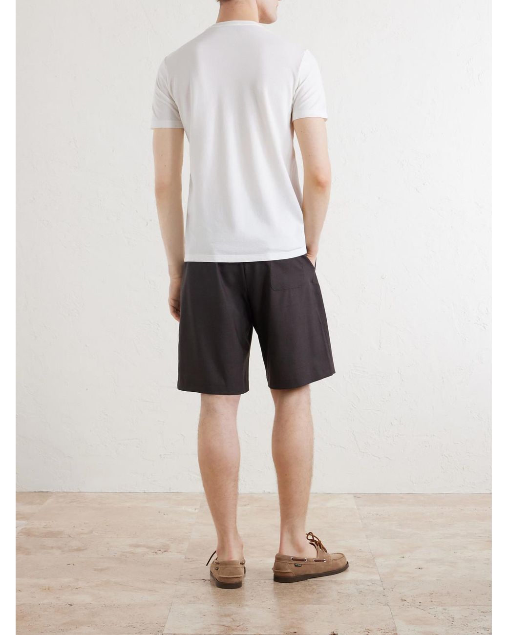 Altea White Lewis Cotton-jersey T-shirt for men