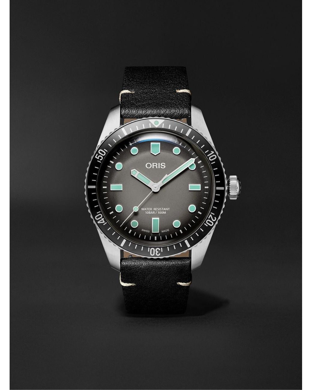 Oris Black Divers Sixty-Five Automatic Stainless Steel Watch, Ref. 01 733 7707 4053-07 5 20 89 for men