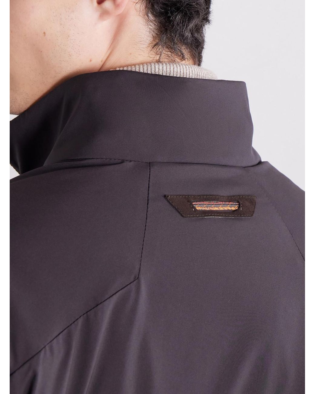 Sease Gray Shell Jacket for men