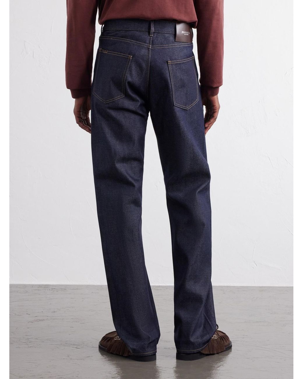 J.W. Anderson Blue Straight-Leg Jeans for men