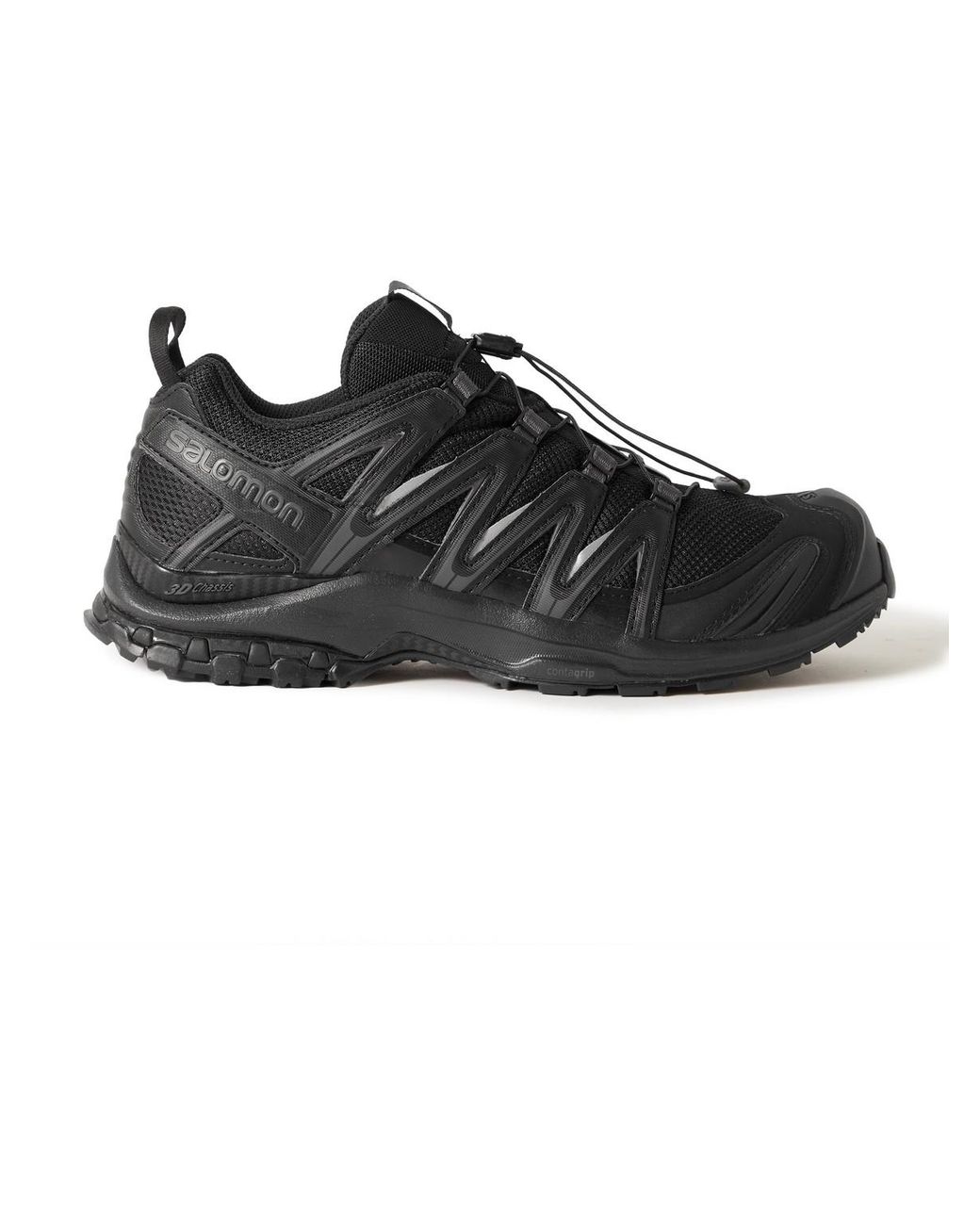 Salomon Xa Pro 3d Rubber-trimmed Mesh Trail Running Sneakers in Black for  Men | Lyst