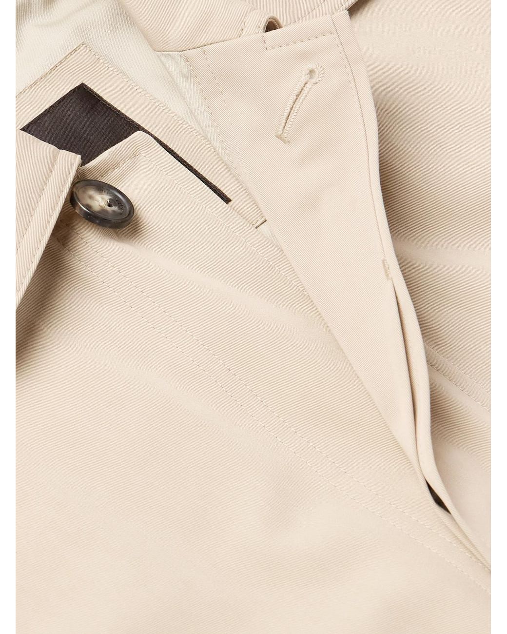 Loro Piana Natural Rudolf Rain System® Cotton-blend Gabardine Blouson Jacket for men