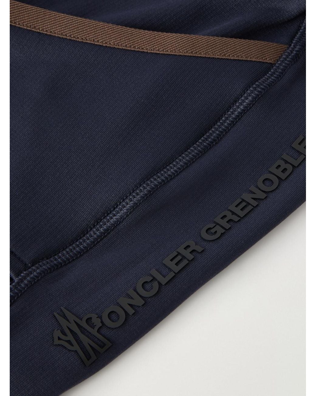Moncler Blue Logo-Appliquéd Stretch Polartec Balaclava for men