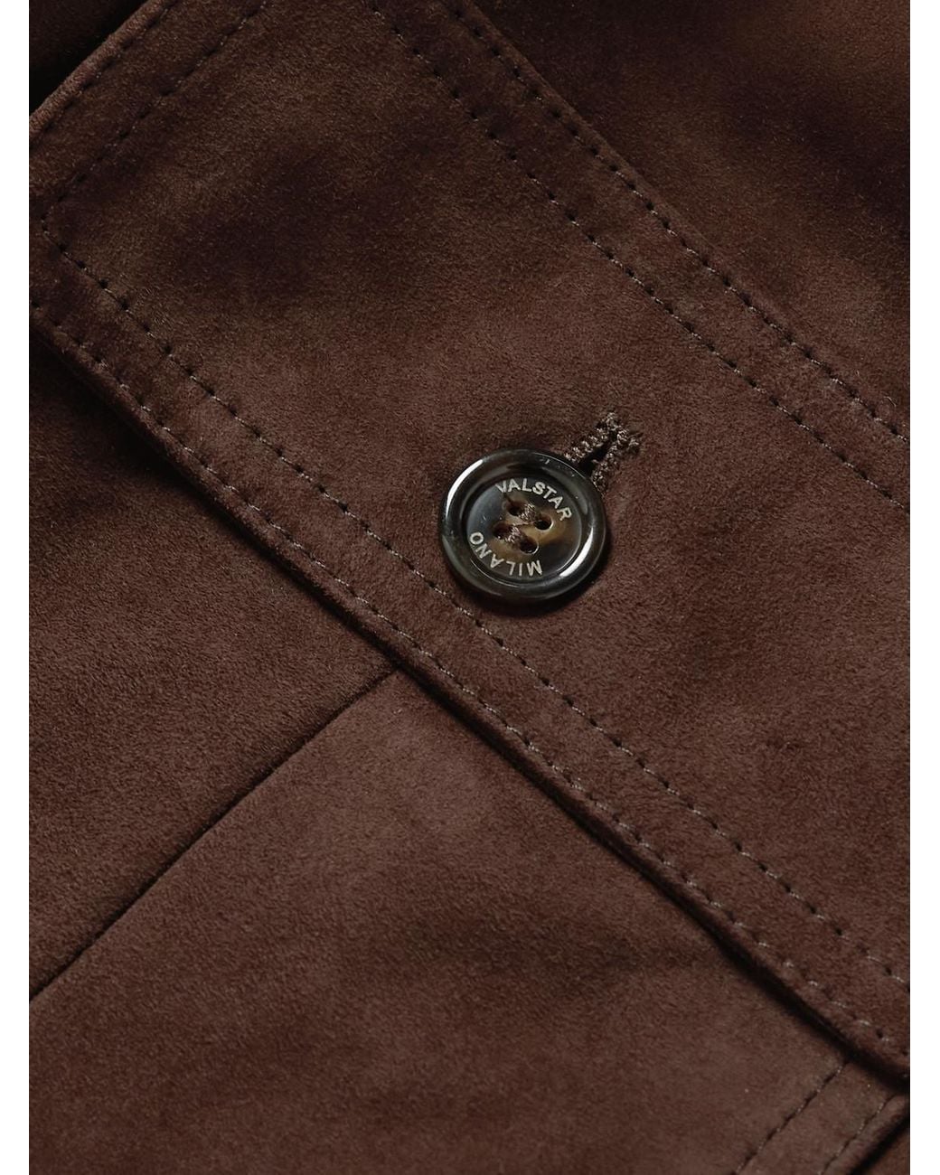 Ino Suede Jacket di Valstar in Brown da Uomo