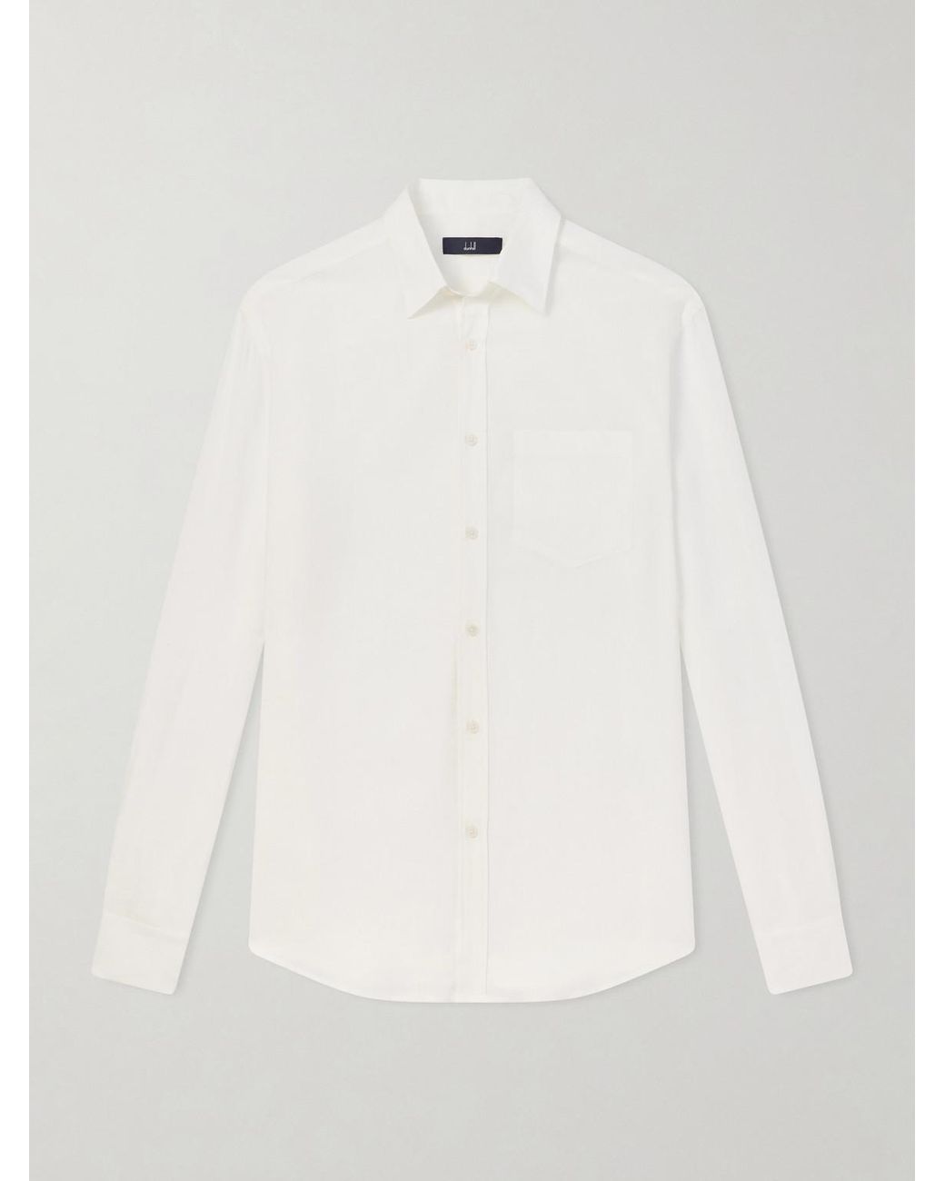 Dunhill White Linen Shirt for men