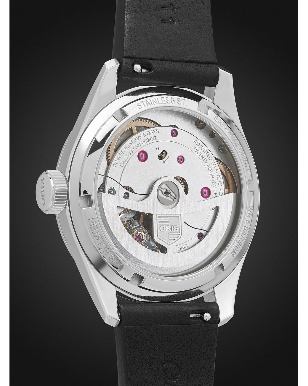 Oris Black Big Crown Pointer Date Automatic Stainless Steel Watch, Ref. 01 403 7776 4065-07 5 19 11 for men