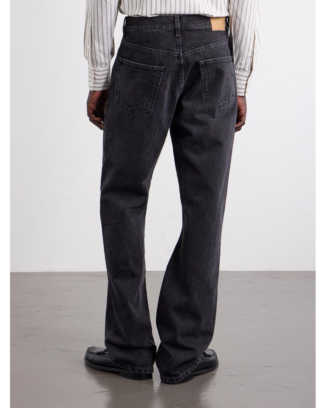 Jeanerica Blue Vega Straight-Leg Cotton Jeans for men