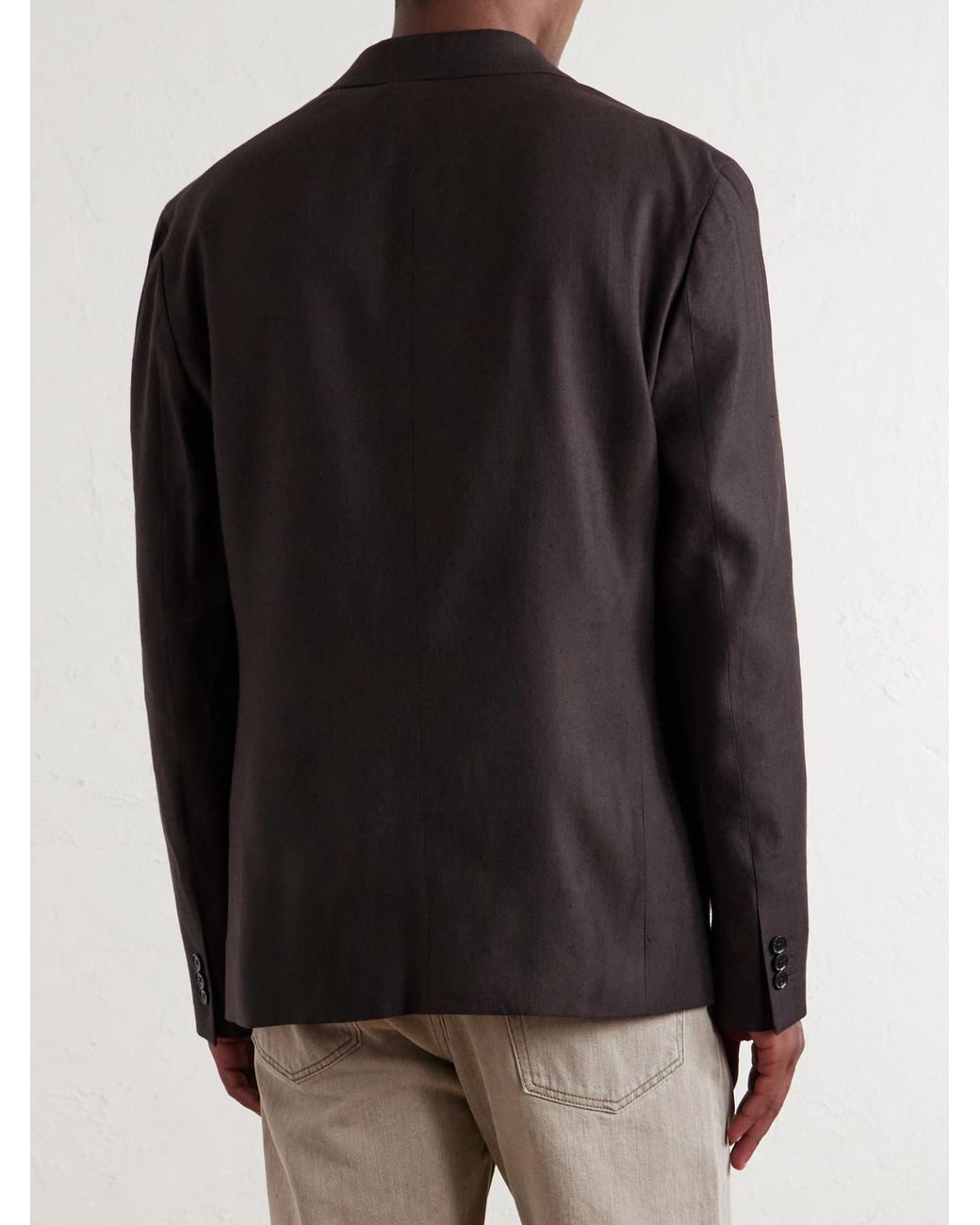 NN07 Black Timo 1808 Canvas Blazer for men