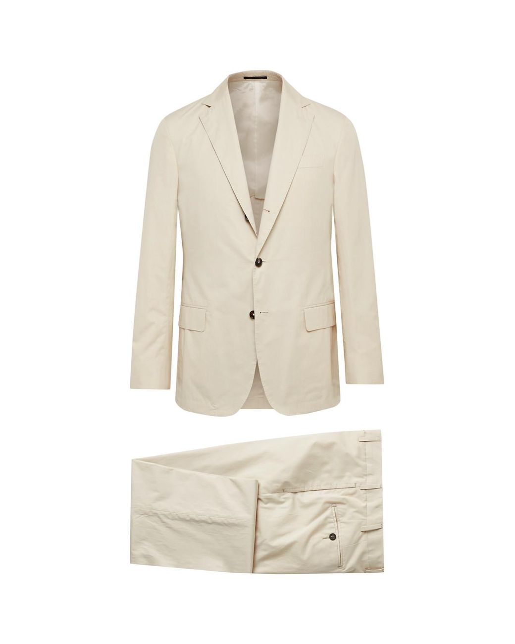 Cotton clearance poplin suit