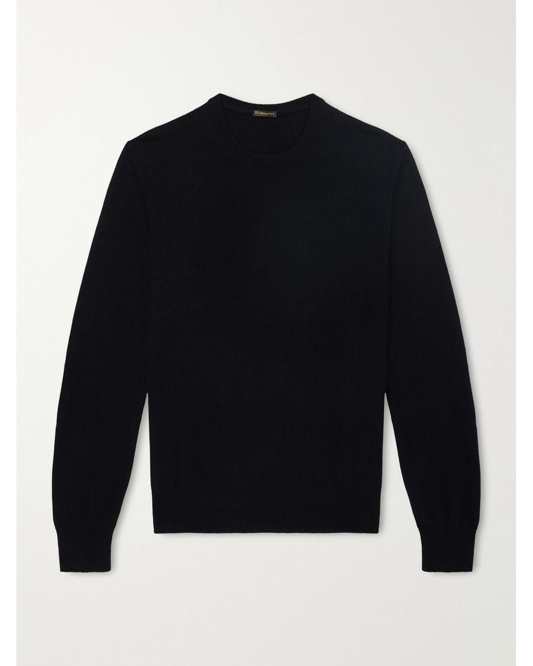 Rubinacci Blue Cashmere Sweater for men