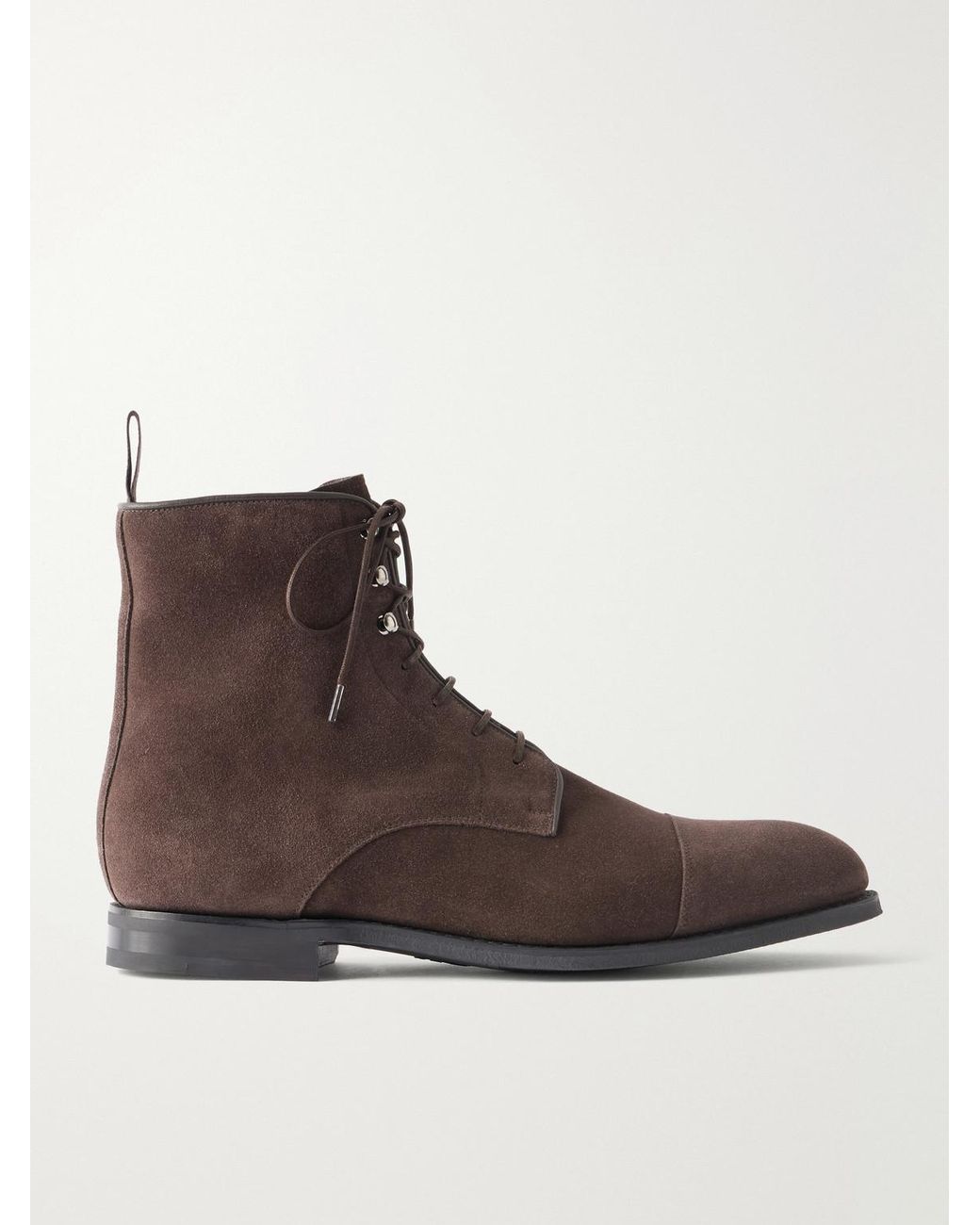 Church's Brown Edworth 2.0 Suede Lace-Up Boots for men