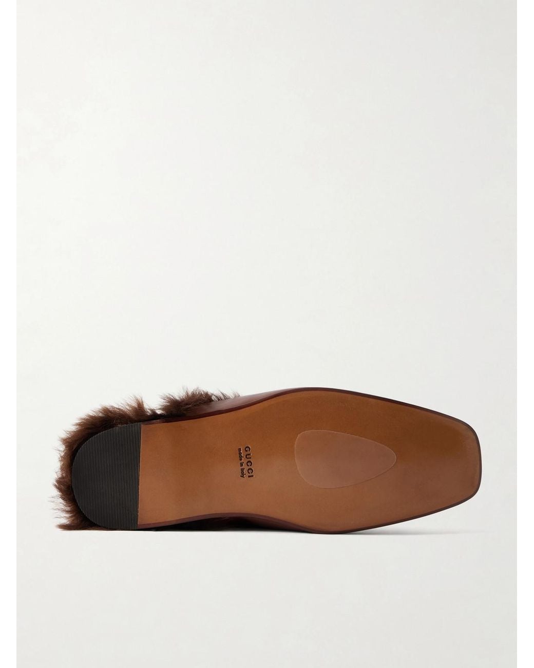 Gucci Brown Larindo Horsebit-Embellished Leather Loafers for men