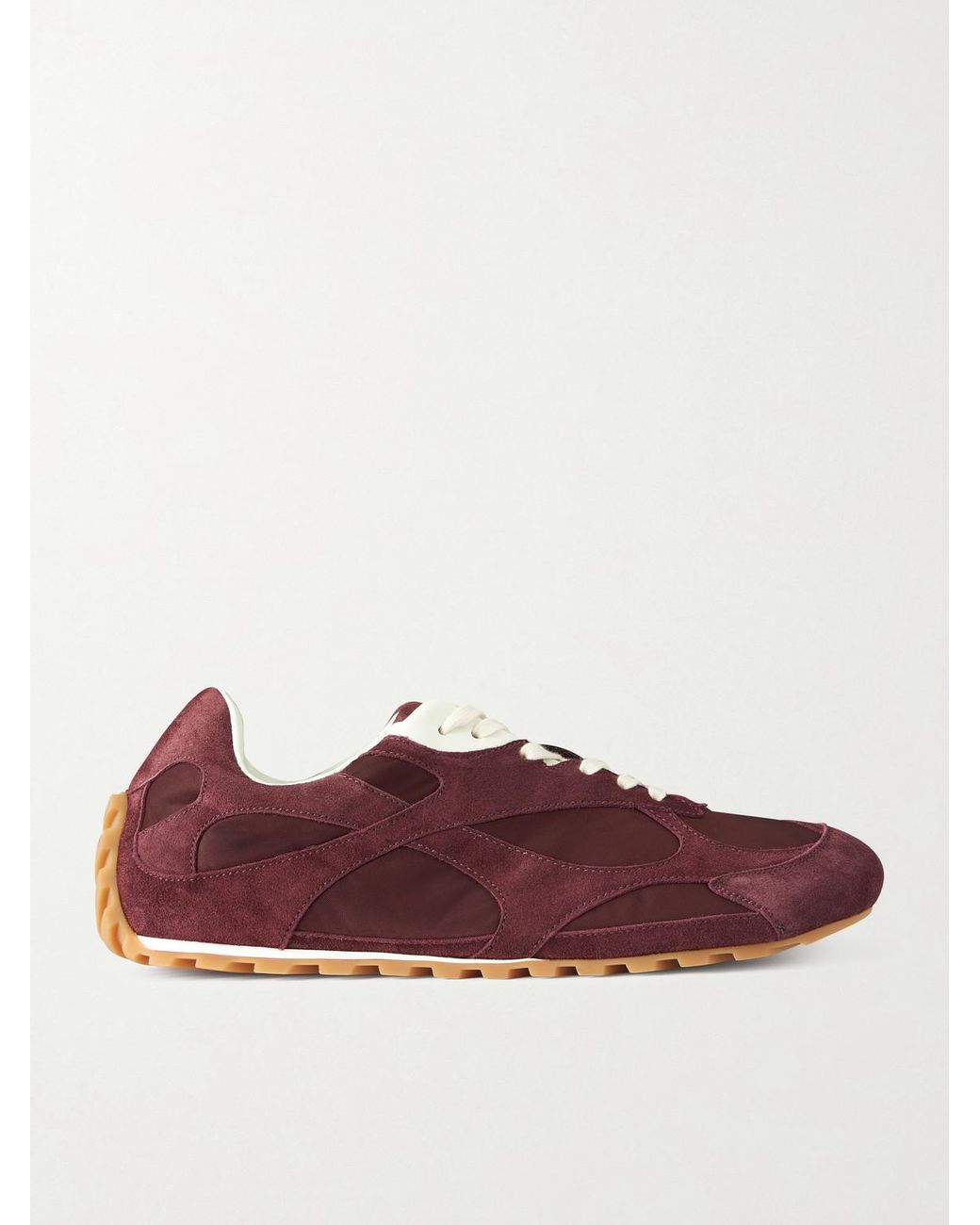 Bottega Veneta Purple Orbit Flash Suede And Shell Sneakers for men
