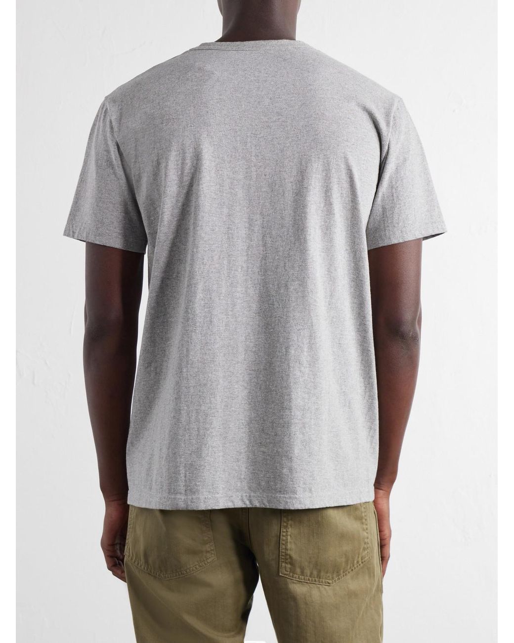 Fortela Gray Set Of Two Cotton-Jersey T-Shirt for men