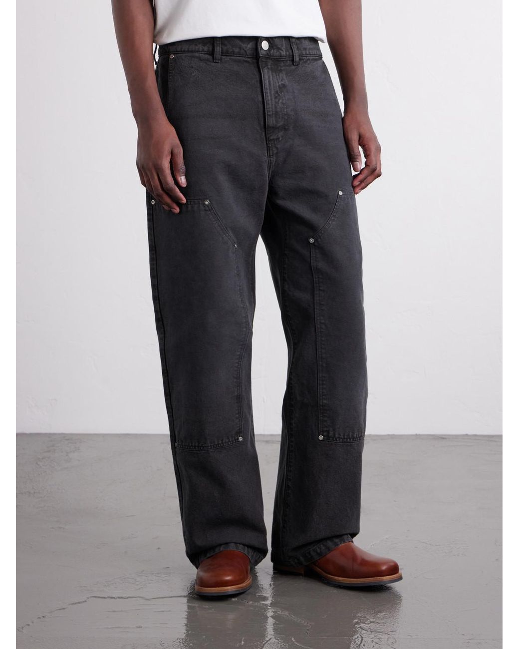 mfpen Blue Wide-leg Jeans for men