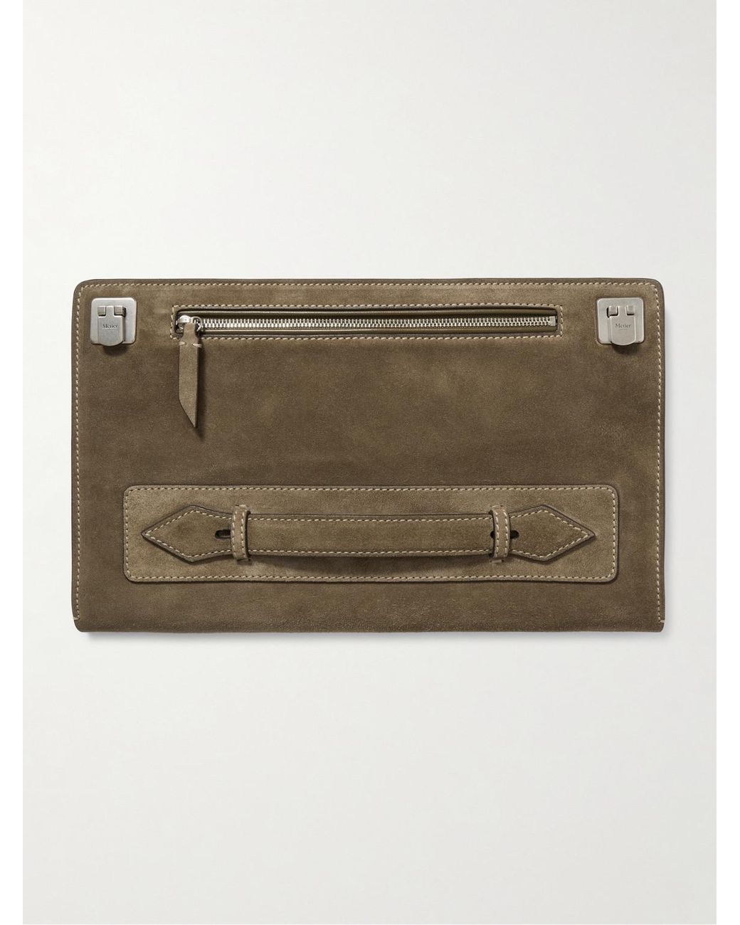 Metier Natural Runaway Suede Pouch for men