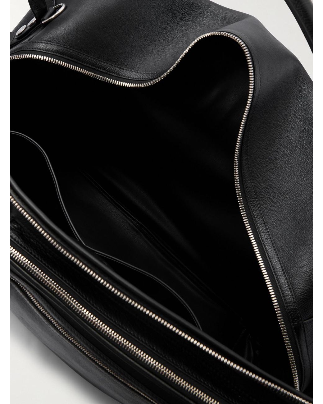 Acne Black Camero Hotel Full-Grain Leather Holdall for men