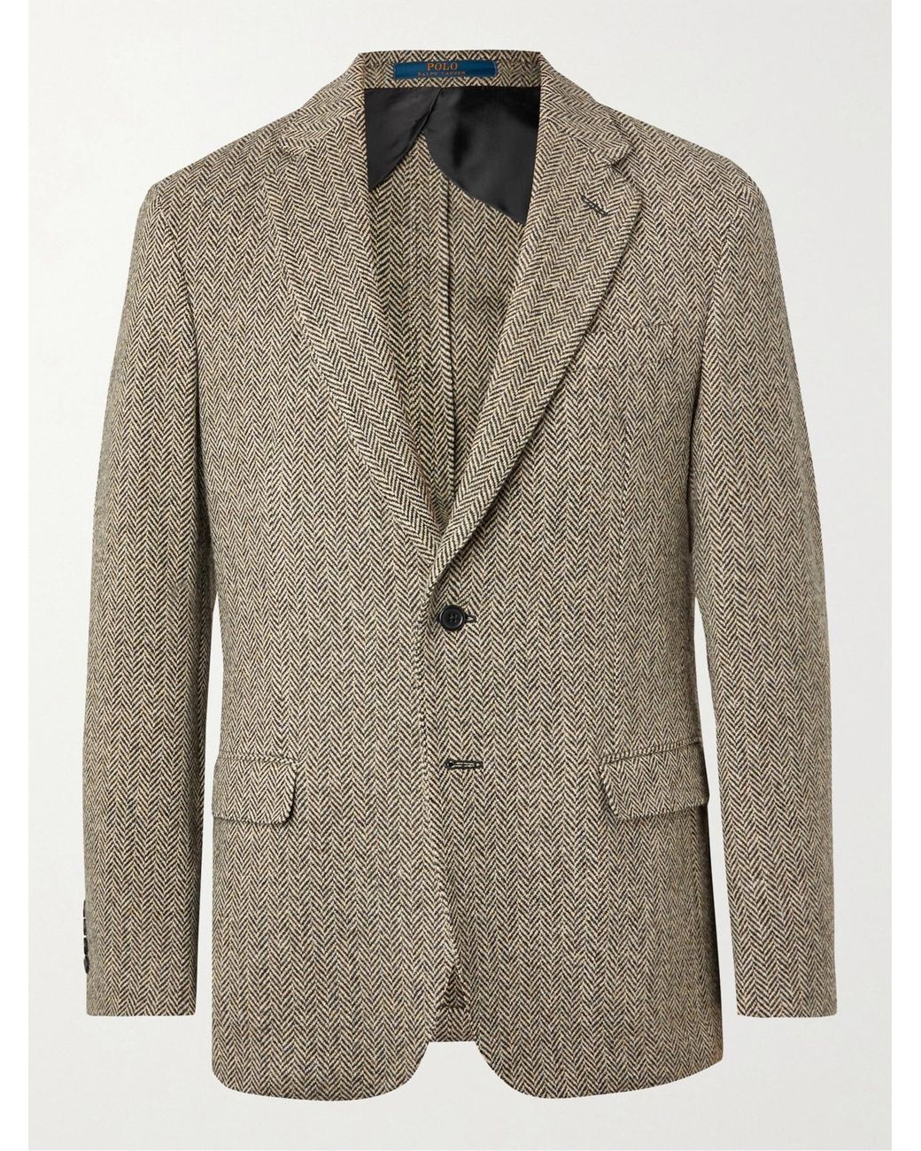 Polo Ralph Lauren Herringbone Wool-blend Blazer for Men - Lyst