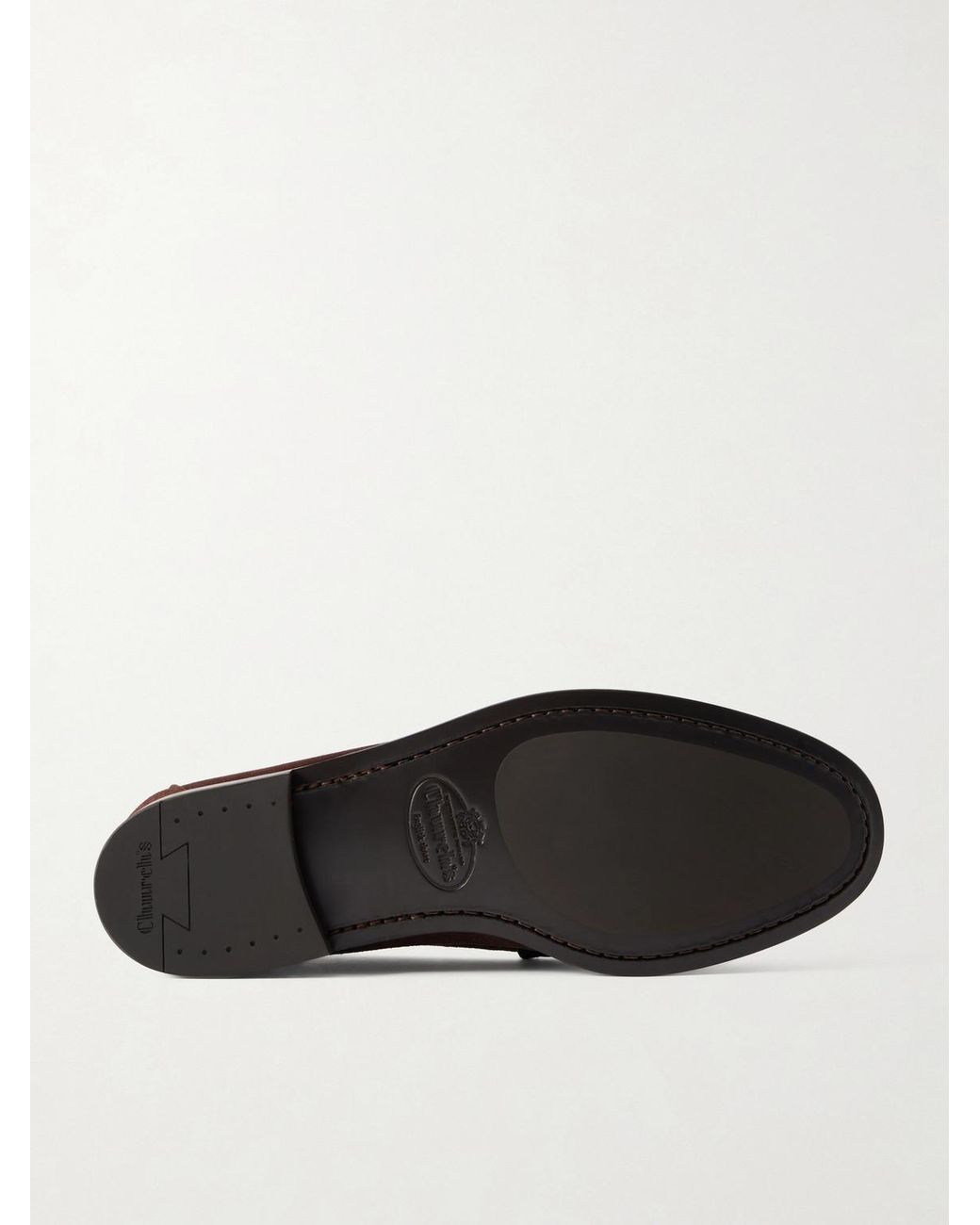 Church's Brown Rowley Suede Loafers for men