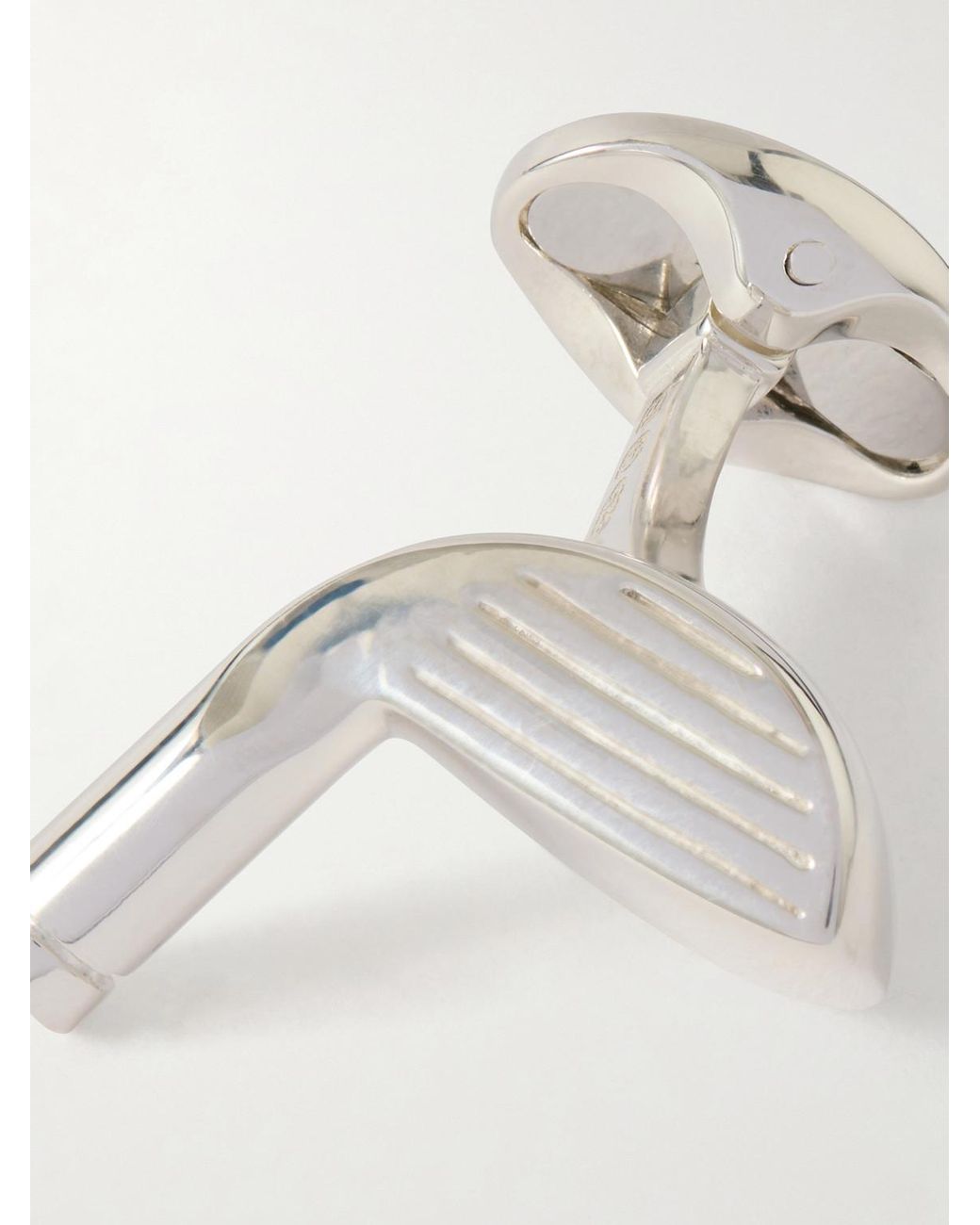 Deakin & Francis Natural Golf Club Sterling Cufflinks for men