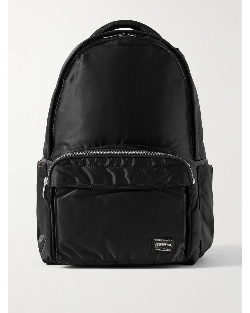 Porter-Yoshida and Co Black Daypack Nylon-Twill Backpack for men
