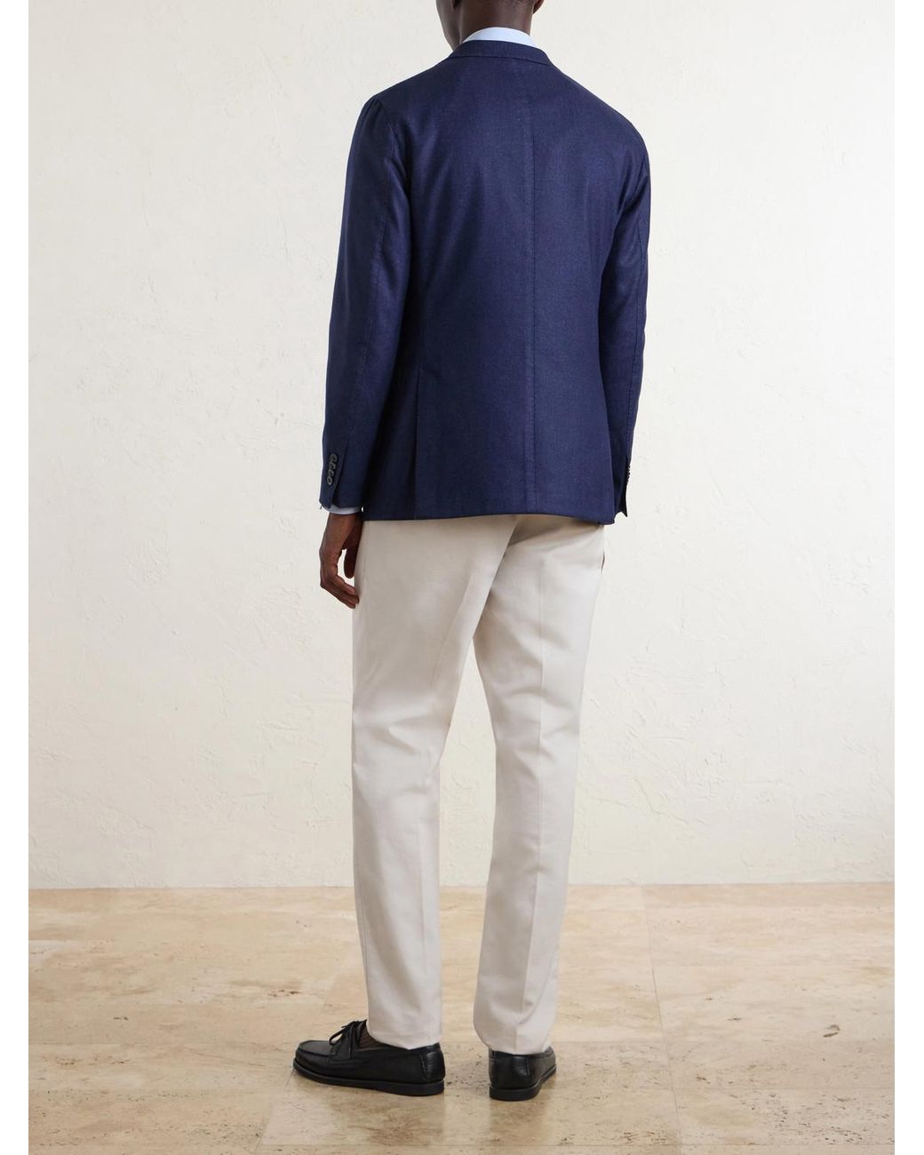 Boglioli Blue Wool-blend Blazer for men