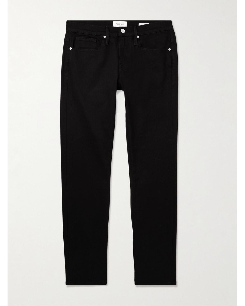 FRAME Black L'Homme Slim-Fit Jeans for men