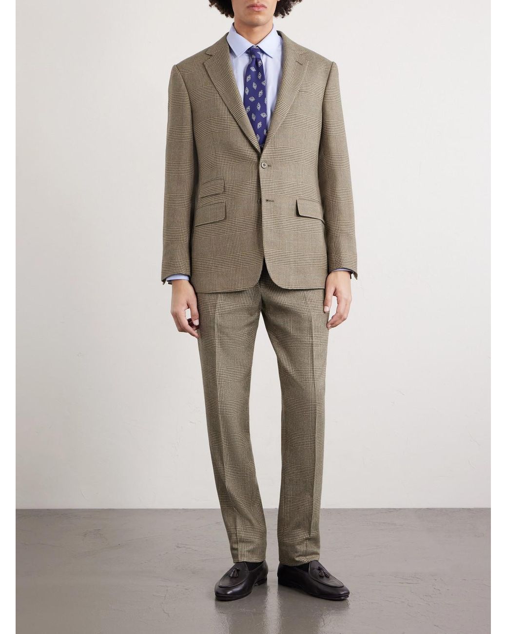 Ralph Lauren Natural Checked Silk for men