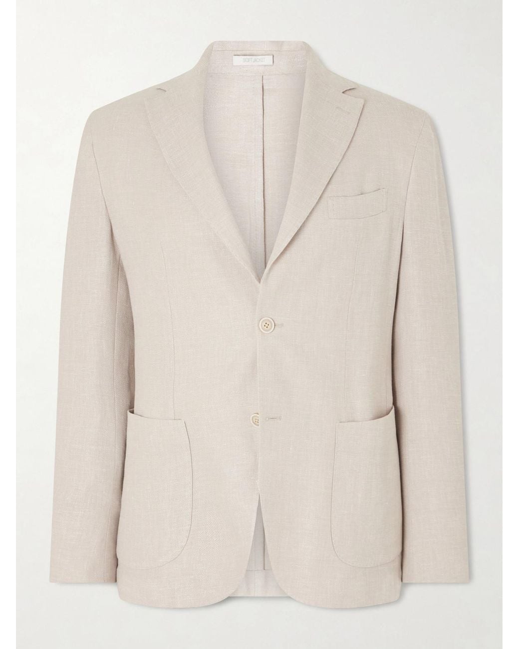 Eleventy Natural Stretch Linen for men