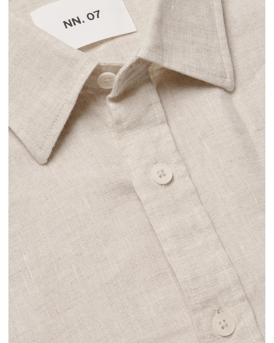 NN07 Natural Deon 5708 Linen Shirt for men