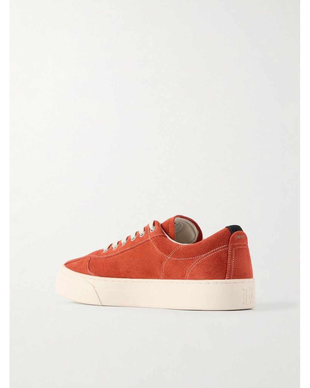 Omni Red Dellow Suede Sneakers for men