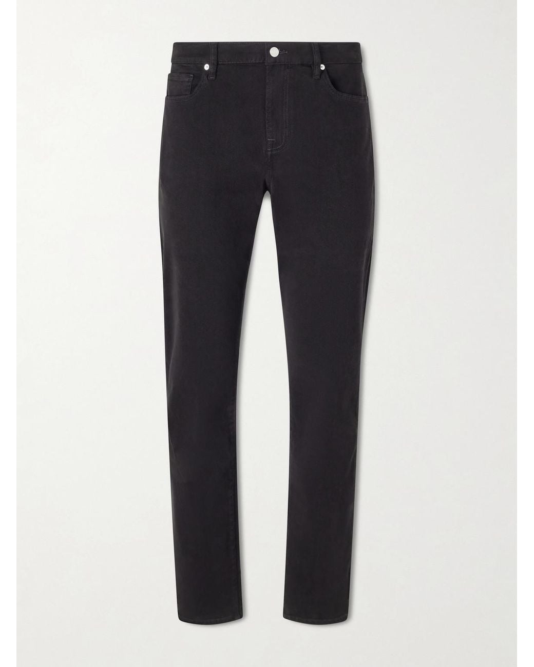 FRAME Blue L'homme Slim-fit Stretch Lyocell-blend Trousers for men