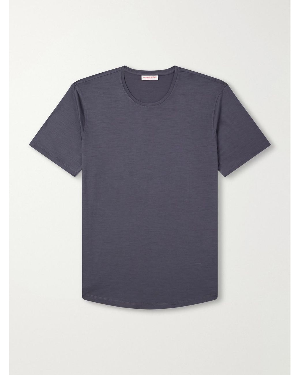 Orlebar Brown Blue Ob-t Wool-jersey T-shirt for men