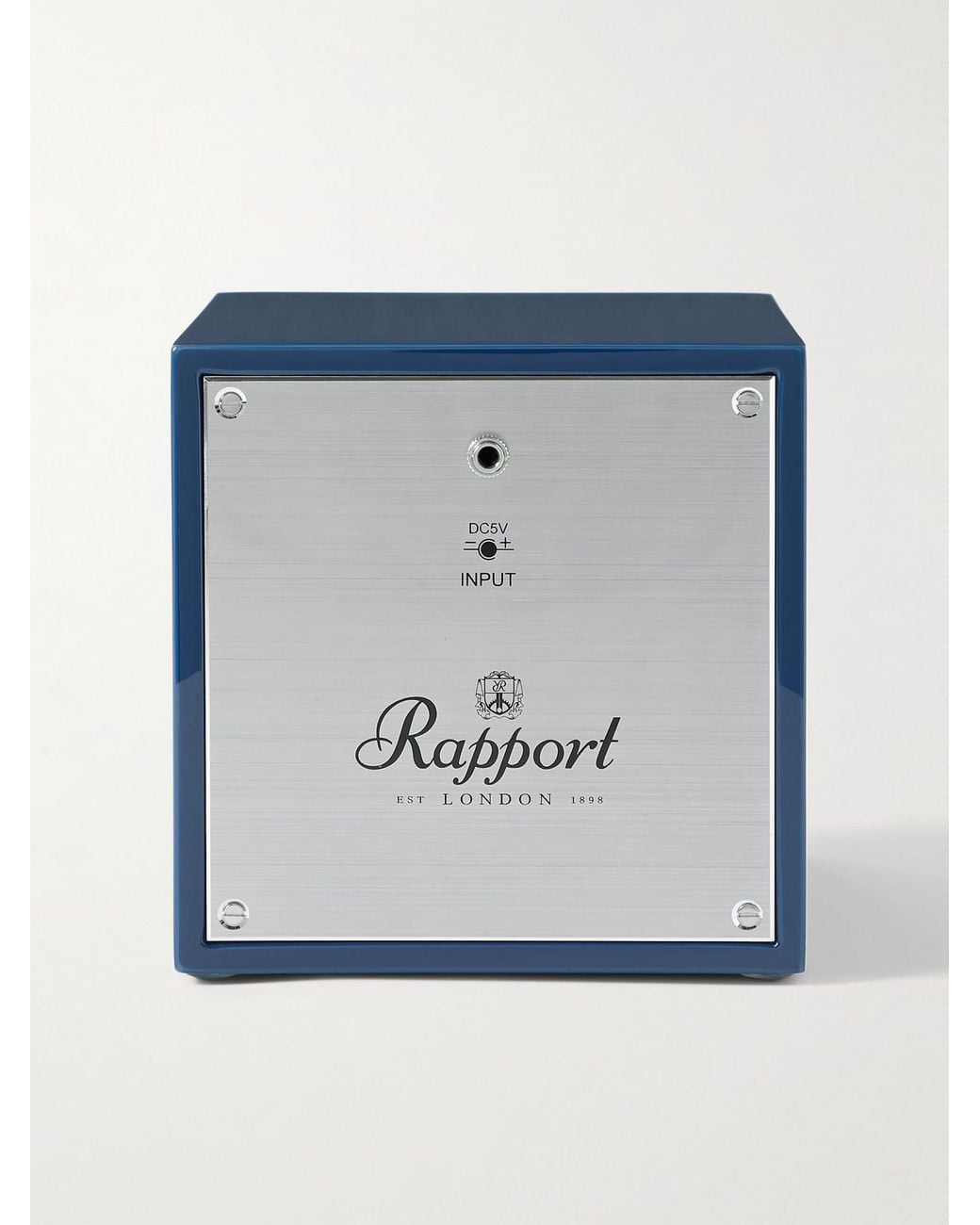 Rapport Blue Evolution Lacquered Cedar Watch Winder for men