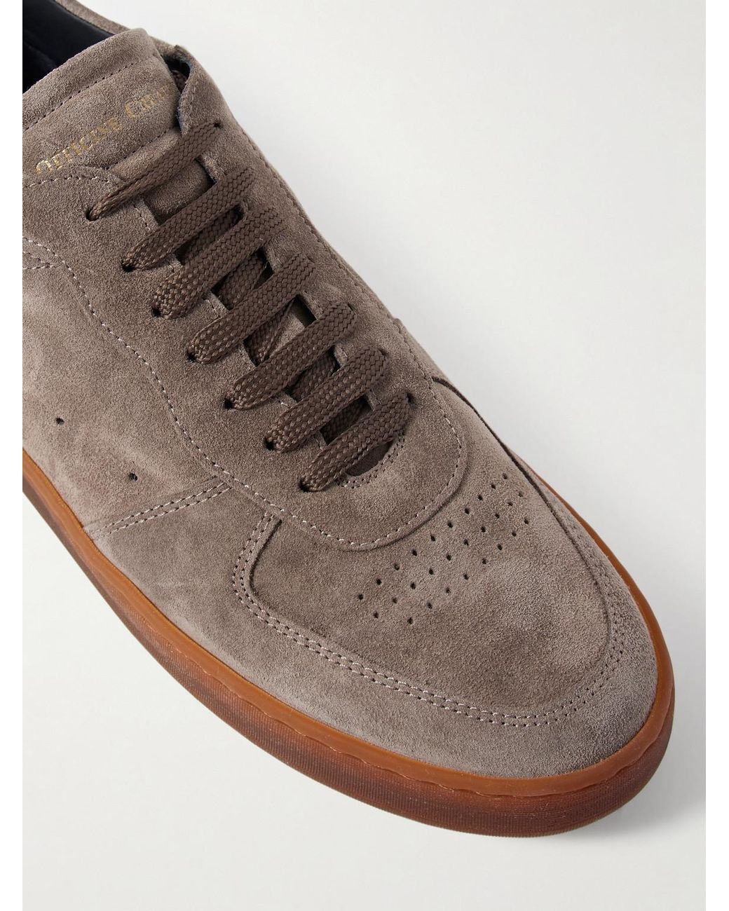 Officine Creative Brown Asset 001 Suede Sneakers for men
