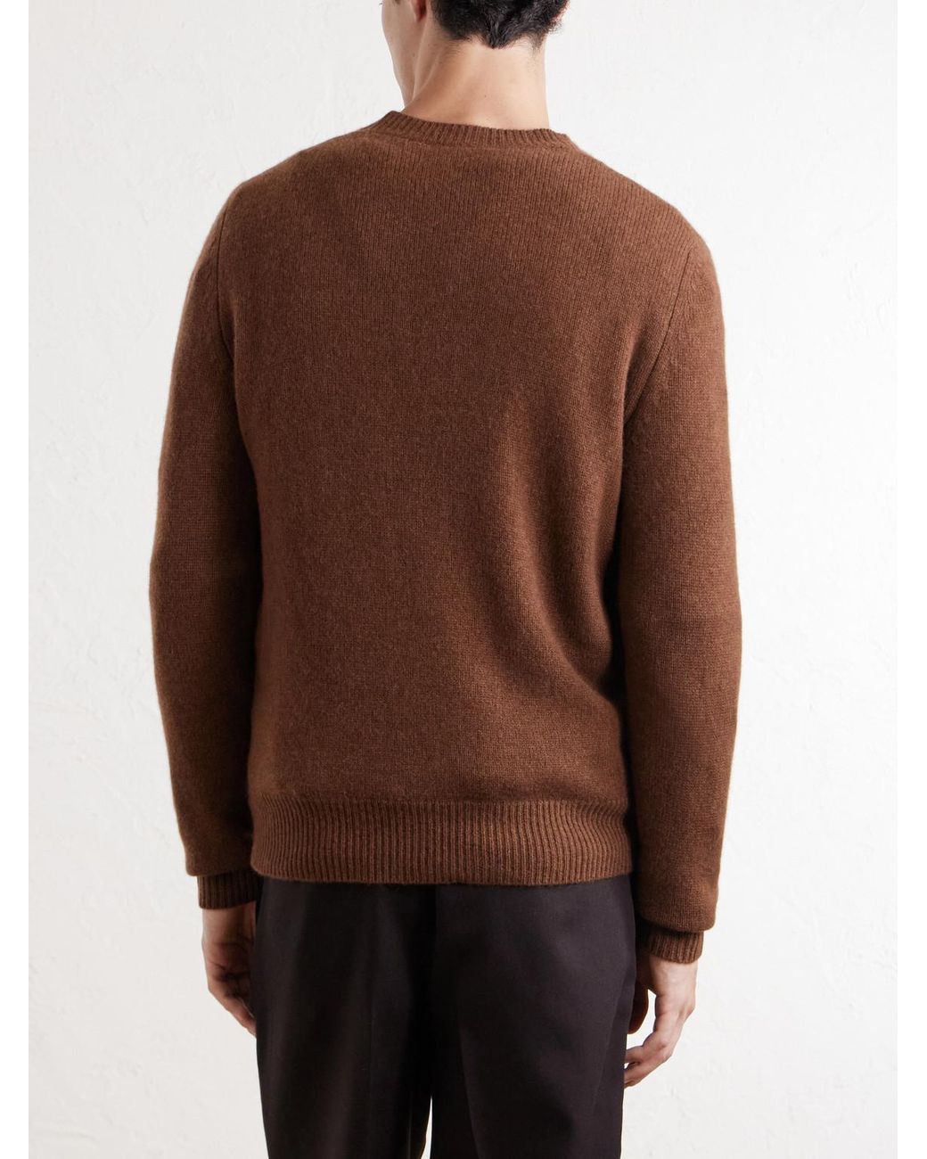 Barena Brown Cashmere Sweater for men